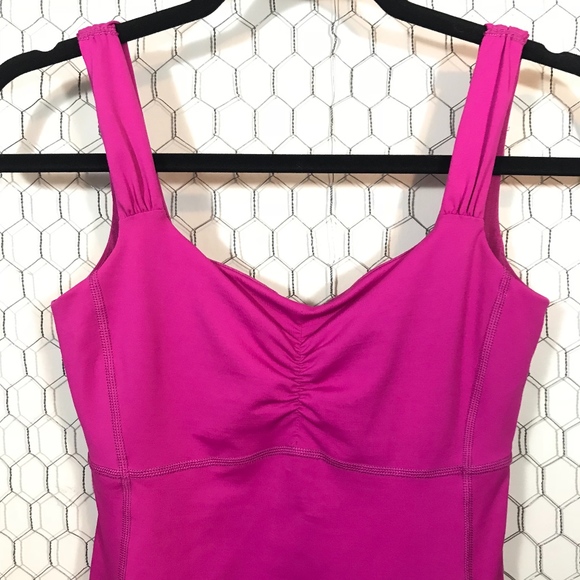 Lululemon Pink Athletic Tank Top Sz 4 - Picture 2 of 4
